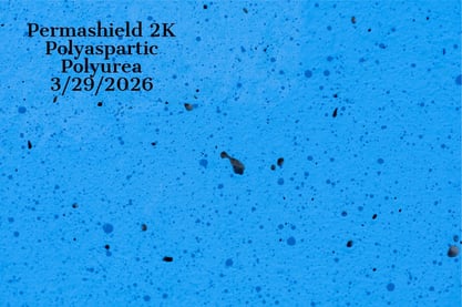 Blue POLYASPARTIC Coating