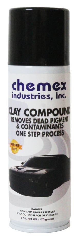Clay Coumpound removes embedded surface contamination