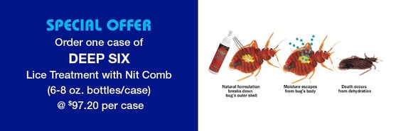 deep six lice treatment kills lice,