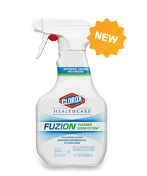 Fuzion, kills c diff, cleaner disinfectant spray, kills clostridium difficele spores