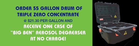 cleaner degreaser concentrate with zero NFPA categories of health