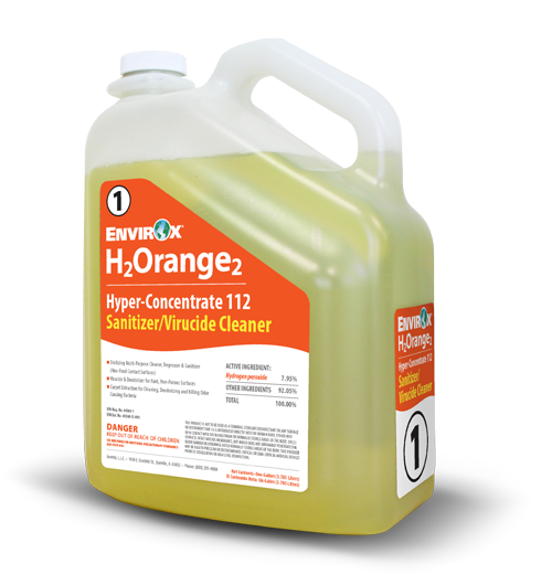 Envirox H₂Orange₂ Hyper-Concentrate 112 Sanitizer Virucide Cleaner